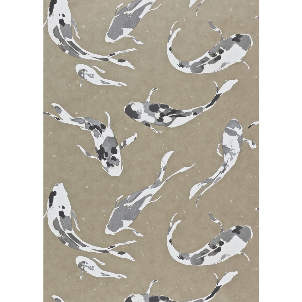 Koi Wallpaper 110900 by Harlequin in Metal Grey